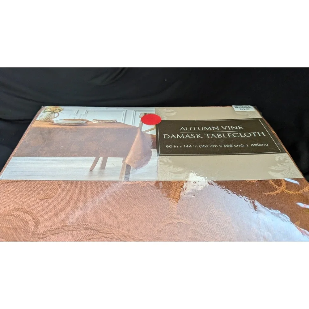 LOT OF 2 Fabric Tablecloth 60